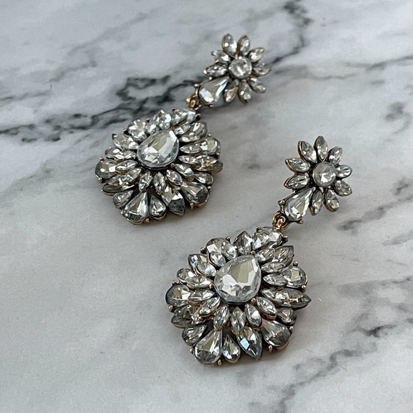 zara crystal dangle NEW earrings - Picture 3 of 3